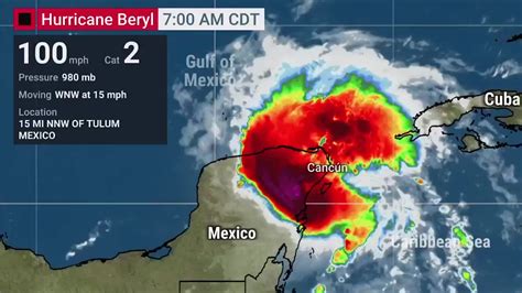 parthan in weather|Live updates: Hurricane Beryl to make landfall in Mexico .